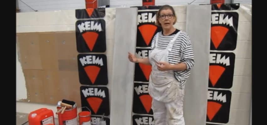 Keim Concretal Lasur Application with Nicola Young, Senior Colourist