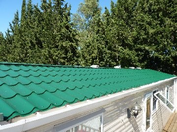 Peganox on Metal Roofs Static Caravans